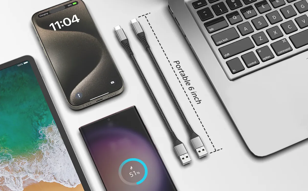 I Replaced Four Tangled Cables With Two 6-Inch Ones