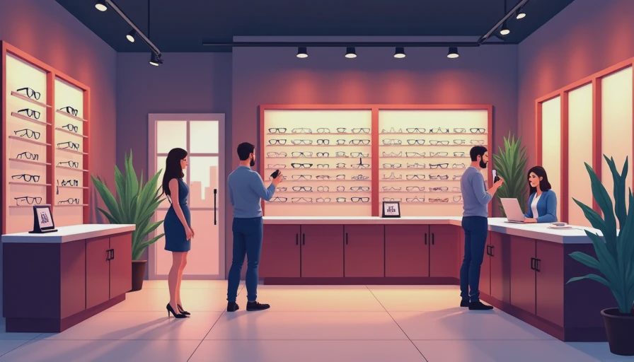 Visual context for warby parker review